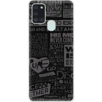 Pouzdro na mobilní telefon Odolné silikonové pouzdro iSaprio - Text 01 - Samsung Galaxy A21s