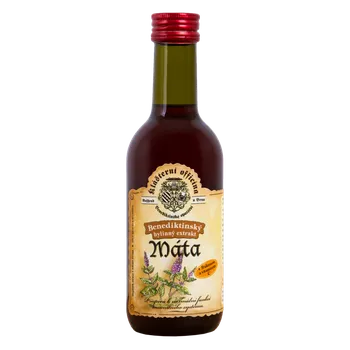 Přírodní produkt Klášterní officína Máta bylinný sirup 250 ml