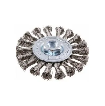 Příslušenství k brusce nerezový drátěný kotouč do úhlové brusky 125mm , copánkový kotouč do b