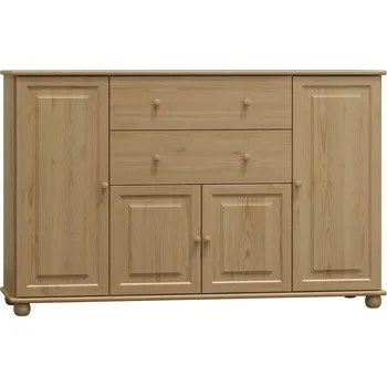 Komoda Max-i Komoda ze dřeva BERNTSEN NORE Zvolte variantu:: Hloubka: 42 cm, Povrchová úprava: moření dub, Výška: 80 cm, Šířka: 140 cm