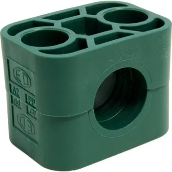 Držák trubky 12mm, uvnitř hladká, polypropylen, série A, velikost 1 Parker RAPG112X