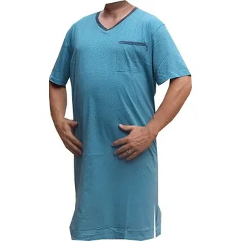 Pánská noční košile xcena Pánská noční košile tyrkysová Velikost: L