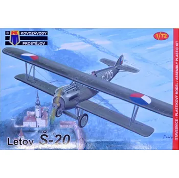 Plastikový model Kovozávody 1/72 Letov Š-20 (3x camo)