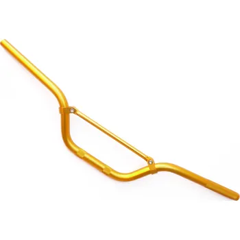 Řídítka pitbike řídítka s hrazdou - zlatá