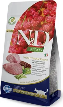 Krmivo pro kočku N&D Quinoa Cat Weight Management Lamb/Broccoli 5 kg