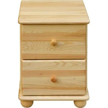 Noční stolek Max-i Noční stolek ze dřeva ELLINGSEN NORE Zvolte barvu:: barva šedá, Hloubka: 42 cm