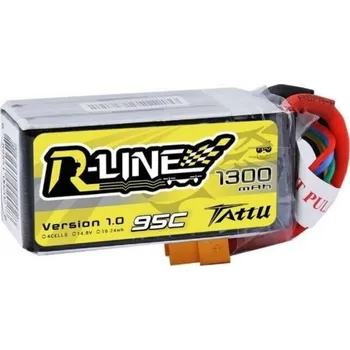 RC vybavení GENS ACE LIPO TATTU R-Line FPV serie - 4S 1300mAh 14,8V 4S1P (95C) Version 1.0