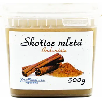 aditivum Dr.Hlaváč - SKOŘICE MLETÁ z Indonésie - 500g (mimořádná kvalita)