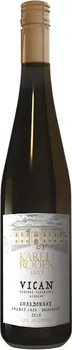 Víno Vican Chardonnay Karel Roden 2018 pozdní sběr 0,75 l