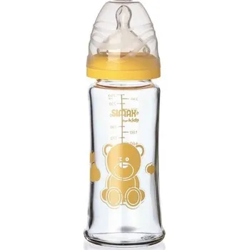 Simax Kojenecká láhev 250 ml, medvídek