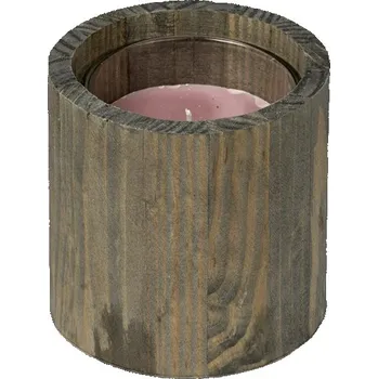Svíčka Svícen Broste dřevěný se svíčkou DH 35h