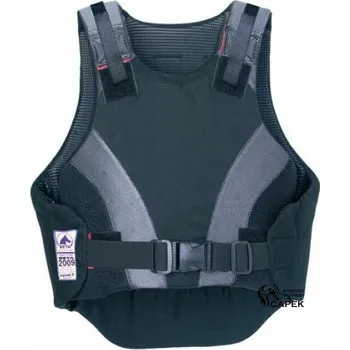 Jezdecká bezpečnostní vesta Bezpečnostní vesta Tattini -VELCRO- - Černá - L