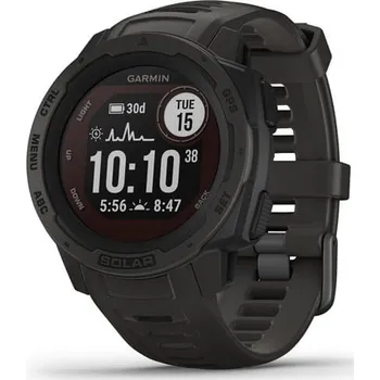 Chytré hodinky Garmin Instinct Solar, Black Optic