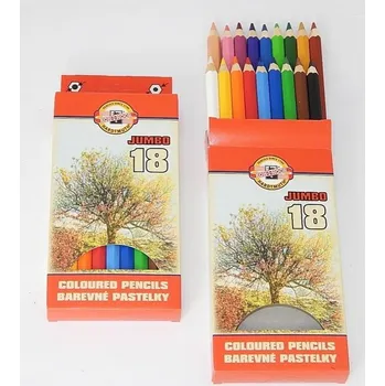 Pastelka Pastelky Kohinoor, 3383-18, 18 kusů, silné
