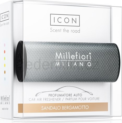 Millefiori Milano Icon Metal Shades 42 Sandalo Bergamotto Car Air Freshener  - Profumo auto