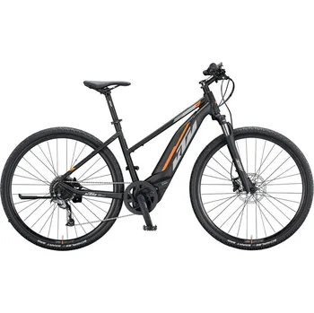 Elektrokolo KTM Macina Cross 520 500 Wh 28" Matte Black/Grey/Orange 2020