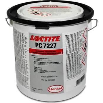 Stavební chemie Loctite 7227 1kg Nordbak bílý keramický nátěr (LOCTITE 7227 je ultrahladký, keramikou plněný epoxid, který poskytuje velmi lesklý nátěr s nízkým třením na ochranu proti oděru, kavitaci a pro snížení turbulence. Šedý, 1kg.)