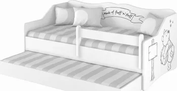 Dětská postel BabyBoo Lulu 160 x 80 cm bílá