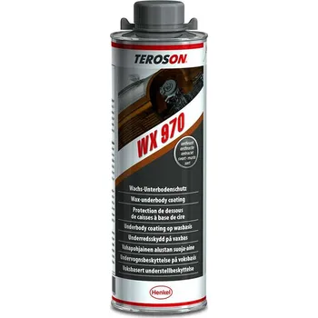 Lepící sada Teroson WX 970 UBC 1l - Wax Anthrazit (Teroson WX 970 UBC 1l - Wax Anthrazit je vosková ochrana, protikorozní činidlo s obsahem rozpouštědel na ochranu podvozku vozidla. dóza.)