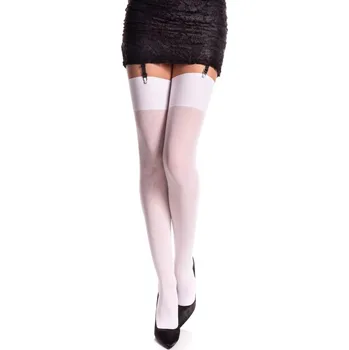 Dámské punčochy Romartex Rosa • 2-S • bílá • punčochy na podvazky 40 DEN