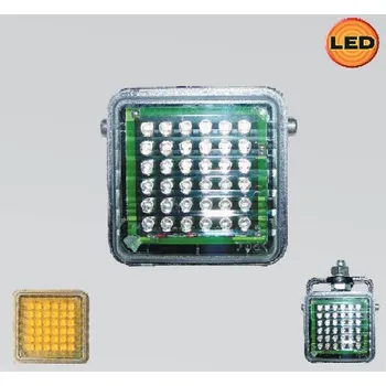 Maják Světlo výstražné LED 72 x 72 mm žluté