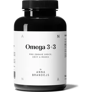 Omega 3+3 by ANNA BRANDEJS 90 kapslí Doplněk stravy pro zdraví srdce a cév