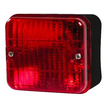 Mlhový světlomet Lampa 41501 zadní mlhové světlo 70 x 80 mm červené
