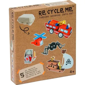 kreativní sada Kreativní sada - Re-cycle me, Pro kluky, Stojan na vejce