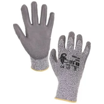 Pracovní rukavice Rukavice protipořezové CITA, šedé, vel. 10 (XL)