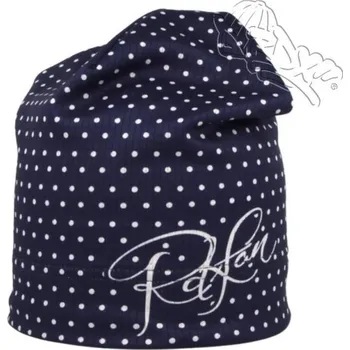 Kojenecká čepice RDX Dívčí funkční dlouhá čepice Puntík Tm. modrá Vel. 2