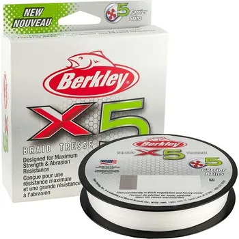 Berkley X5 Crystal pletená šňůra 150 m průměr: 0,06 mm/6,4 kg