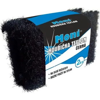 Houbička MONI BEST Kuchyňská houbička TEFLON BLACK 2 ks Moni