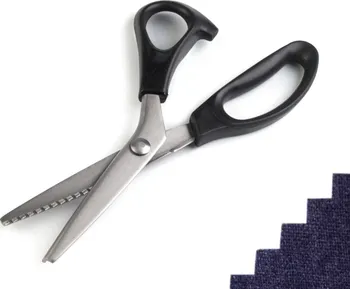 Krejčovské nůžky MGH Entlovací nůžky zoubkované s klasickou rukojetí délka 24 cm