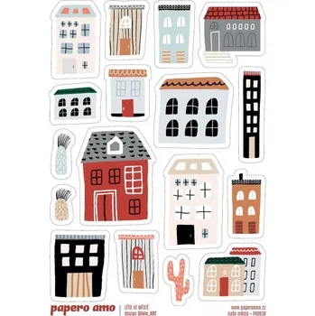 samolepka Papero amo - Samolepky arch - LÉTO VE MĚSTĚ / Naše město