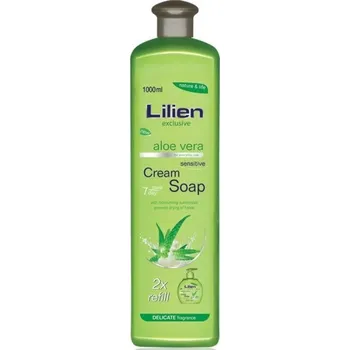 Mýdlo Lilien Aloe Vera tekuté mýdlo náhradní náplň 1 l
