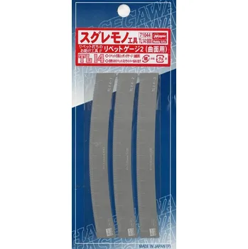 Plastikový model Nýtovací šablona Hasegawa – Rivet Gauge 2