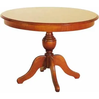 Jídelní stůl Jídelní stůl kulatý, rozkládací, tmavě hnědá