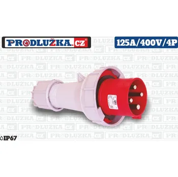 Elektrická vidlice Vidlice PCE 400V/125A/4p/IP67
