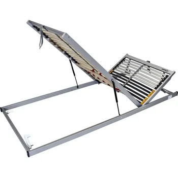 Postelový rošt Lamelový rošt Postelia FLAT 42 NVP 200 x 80 cm s pístovým nožním výklopem pro přístup do úložného prostoru, polohování hlavové a nožní části, speciální nízké provedení 5,5 cm