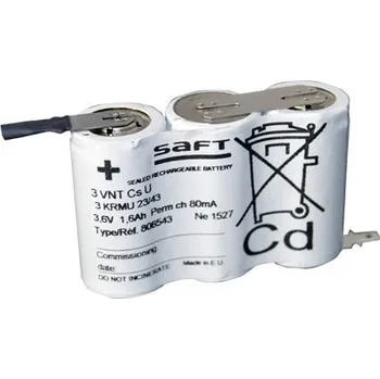 Záložní baterie Baterie pro nouzová světla, osvětlení SAFT 3,6V 1600mAh vysokoteplotní (3SBSVTCs)