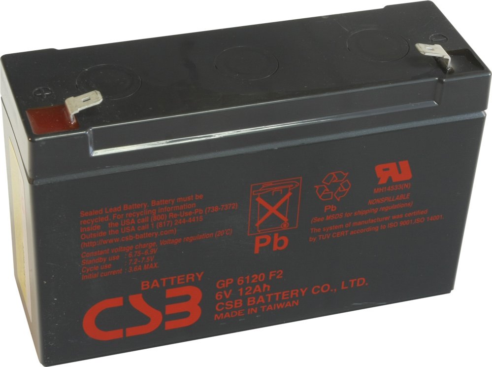 akumulátor CSB GP6120F2 (6V/12Ah)