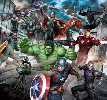 Tapeta Graham & Brown Marvel Avengers Assemble 111391 3 x 2,8 m