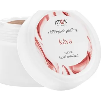 Pleťový peeling Obličejový peeling Káva Atok