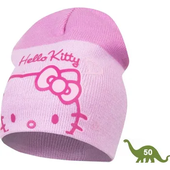 Pokrývka hlavy Dětská růžová čepice Hello Kitty - velikost 50