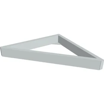 Policová skříň HOBIS sokl trojúhelník 5cm - S 400 A, šedá + doprava zdarma