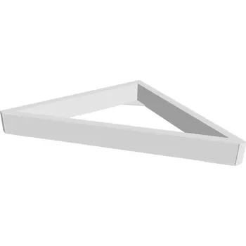 Policová skříň HOBIS sokl trojúhelník 5cm - S 400 A, bílá + doprava zdarma