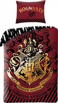 Ložní povlečení Halantex Harry Potter 287 140 x 200, 70 x 90 cm zipový uzávěr