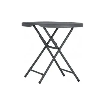 Jídelní stůl ZOWN Kavárenský skládací stolek PRAXIS 80 - NEW - Ø81,3x74,3 cm PT-37-SG