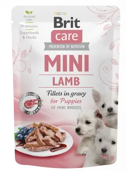 Krmivo pro psa Brit Care Dog Mini Puppy Lamb Fillets In Gravy 85 g