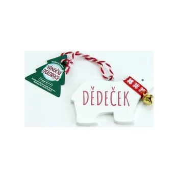 Vánoční dekorace Vánoční dekorace lední medvěd DĚDEČEK